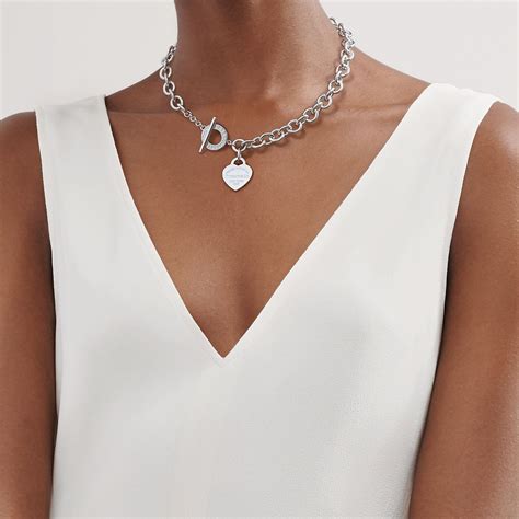 replica tiffany heart toggle necklace|full heart toggle necklace tiffany.